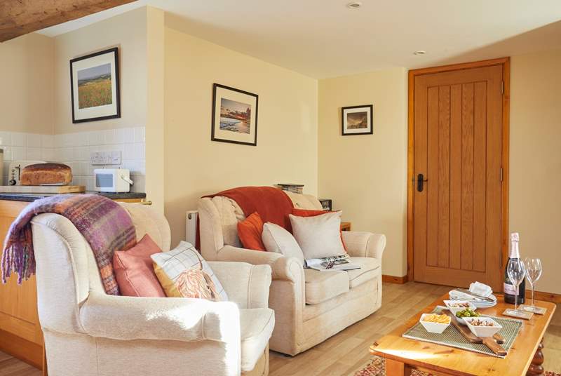 Comfortable seating at Oakham Cottage.