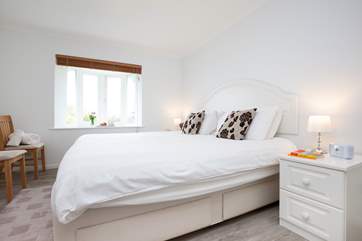 The main bedroom is a good-sized double.