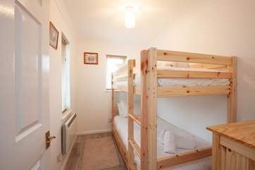 The bunk-room is ideal for children.