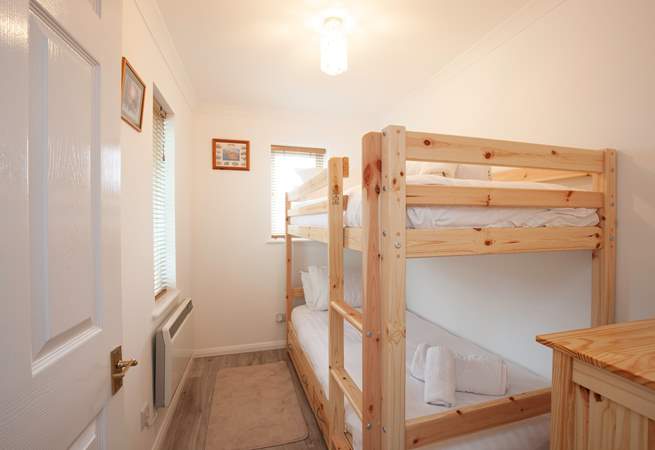 The bunk-room is ideal for children.