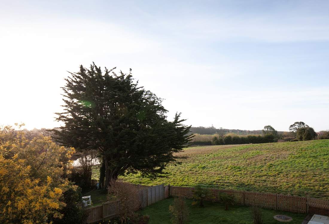 The countryside scenery makes for peaceful views.