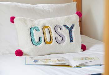 Time to get cosy and snuggle down for a good night's sleep. 