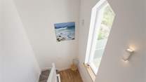The modern and light hallway.