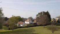 The view from the balcony.
