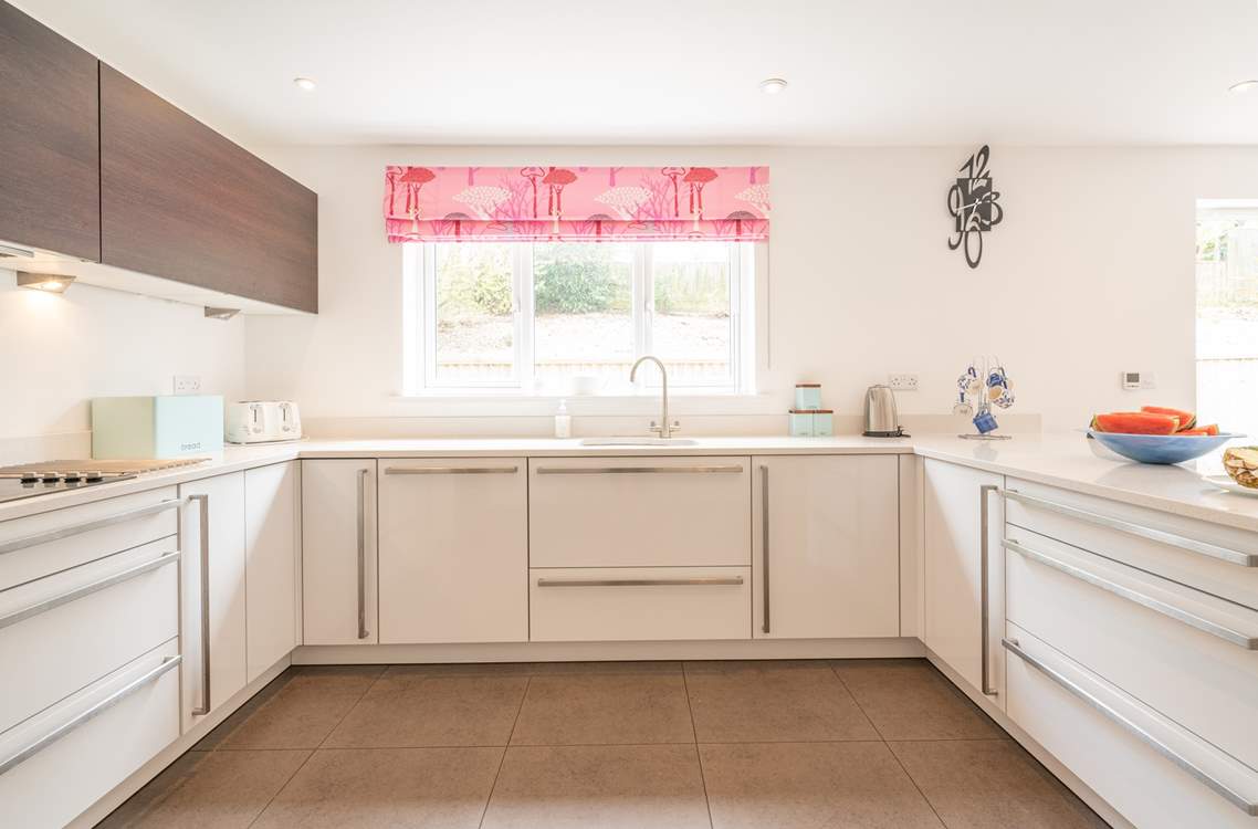 The modern style kitchen.