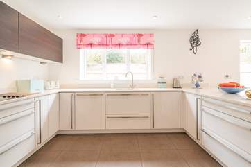 The modern style kitchen.