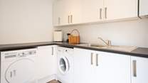 Take advantage of the utility-room on the ground floor.