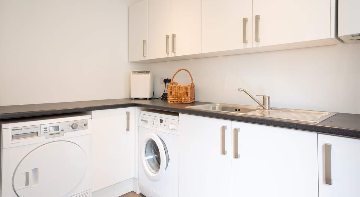 Take advantage of the utility-room on the ground floor.