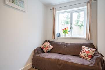 The reading-room, perfect to curl up with a good book.