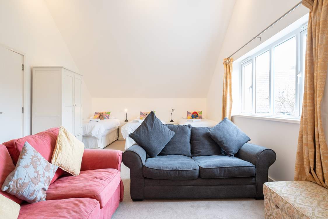 ...with additional living area, is a comfortable place for the little (or not so little) ones to relax...