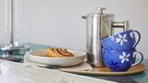 Start the day with breakfast in bed.