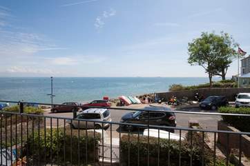 The incredible views from the balcony.