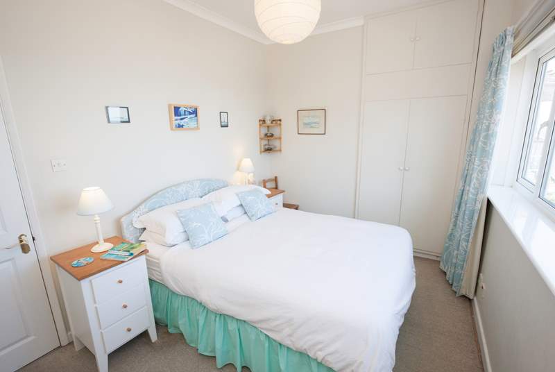 The master bedroom has spectacular views across the Solent to wake up to each morning.