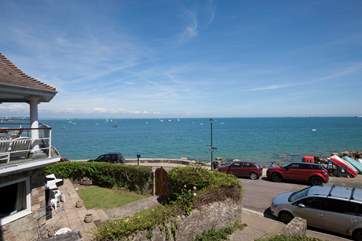 The amazing view from the master bedroom.