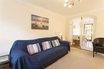 The sitting-room offers a particularly good space for young children.