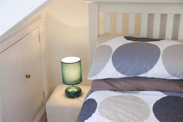Your comfortable oasis - a place to read, relax and happily retire in the evening.
