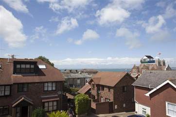 The lovely view from the master bedroom at 2 Sandpipers.
