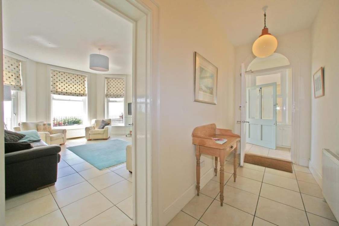 The hallway into the living area.