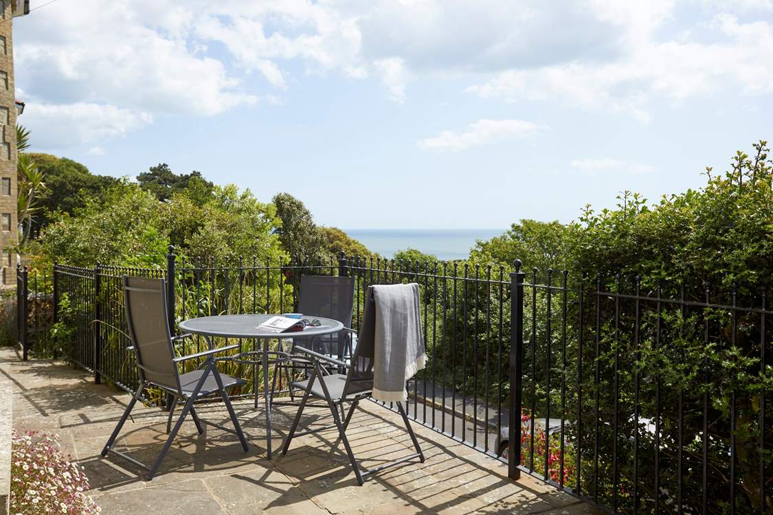 A beautiful spot with amazing sea views to relax and unwind after a long day exploring the Island.
