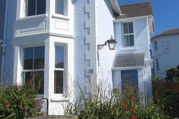 The exterior of the property.