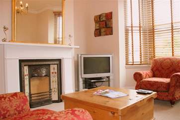 The comfortable sitting-room.