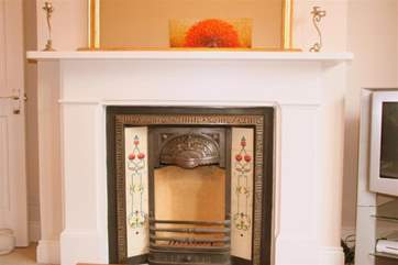 The ornamental feature fireplace.