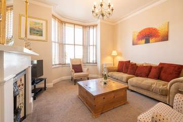 Take comfort in the soft furnishings and relax in the evenings.