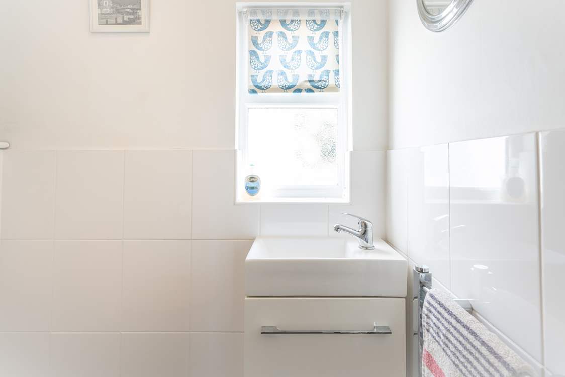 The ground floor cloakroom.