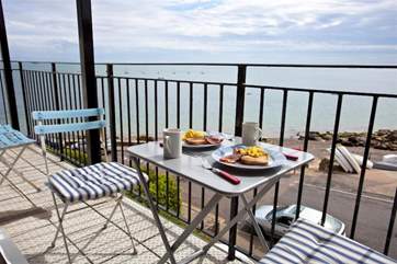 The views from this balcony are to be envied.