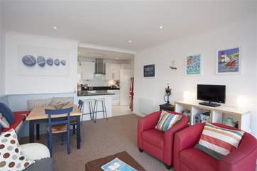 A very comfortable area to relax, unwind and listen to the waves lapping on the shore.