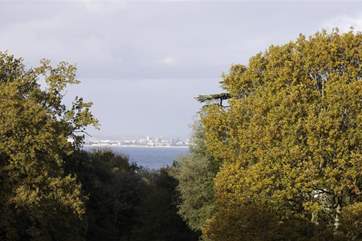 Stuning views across the grounds and out to the Solent are an added bonus.