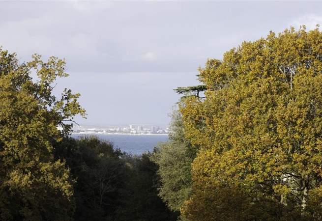 Stuning views across the grounds and out to the Solent are an added bonus.