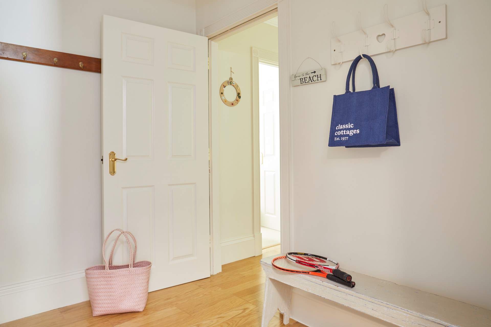 Stepping into the apartment and you are welcomed into an entrance hall.