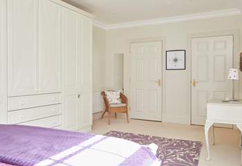 This bedroom has an en suite shower-room through the door on the left.