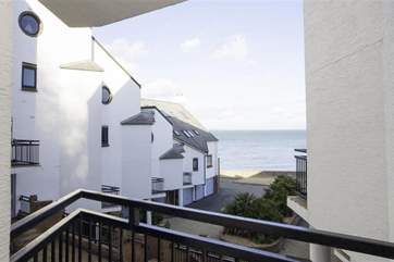 Beautiful views from the small but well-placed balcony.