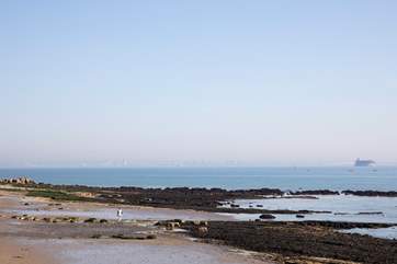 With the coastline on your doorstep, you can watch and enjoy the daily tides.