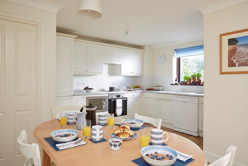 The good size kitchen will accommodate the whole family, the perfect place to plan your day over breakfast.
