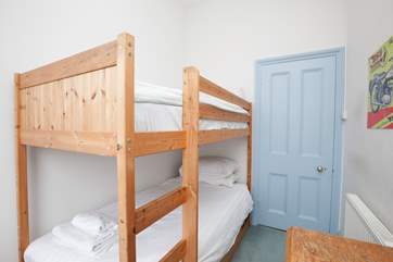 The second bedroom houses bunk-beds, perfect for the children in your family.