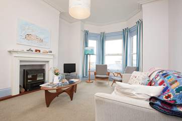 In the colder months grab a blanket, stick on the electric fire and snuggle up.