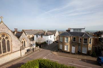 Enjoy the views over the rooftops.