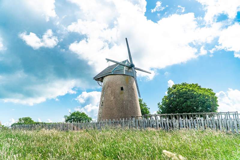 A picture moment to add to your holiday photos is Bembridge Windmill.