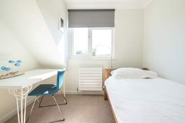 The single bedroom on the first floor.