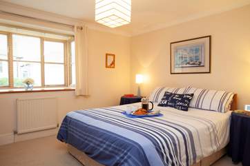 The double bedroom is spacious and comfortable.