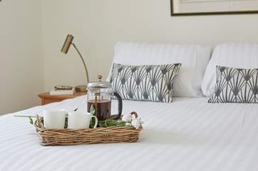 The perfect excuse for breakfast in bed.