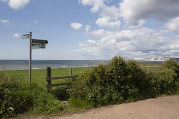 Coastal footpath where you can walk into Freshwater or even as far as Alum Bay for the keener hikers.