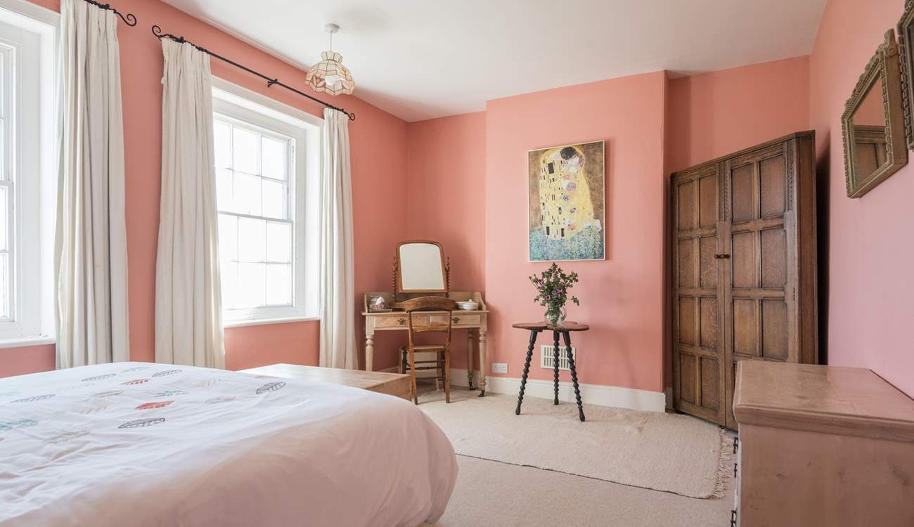 The spacious double bedroom on the first floor...