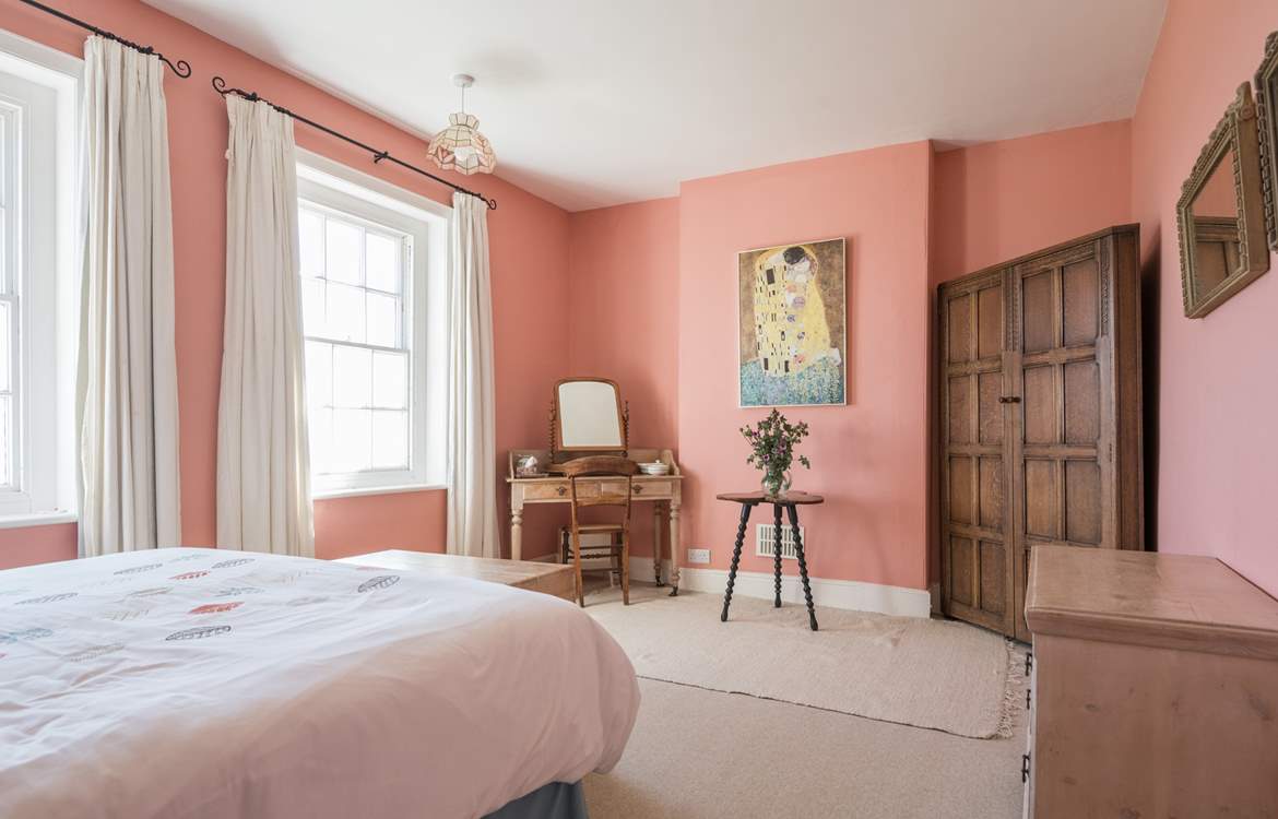 The spacious double bedroom on the first floor...