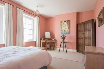 The spacious double bedroom on the first floor...