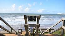 Compton Bay is dog friendly on one half of the beach which is sign posted. 