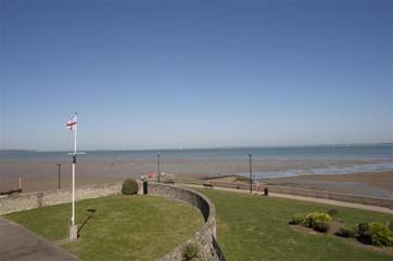 You will hear the hovercraft come and go, always popular with small children.
